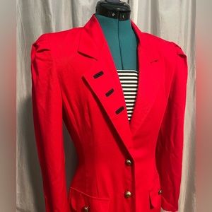 Danny and Nicole vintage red dress, size 8